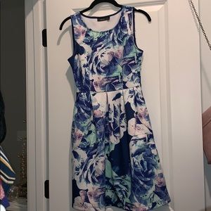 Neon flower dress